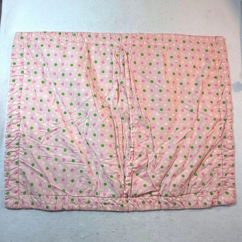 90s Handmade Whimsical Nursery‎ Pillow Sham Cover Applique Birds Vintage Decor